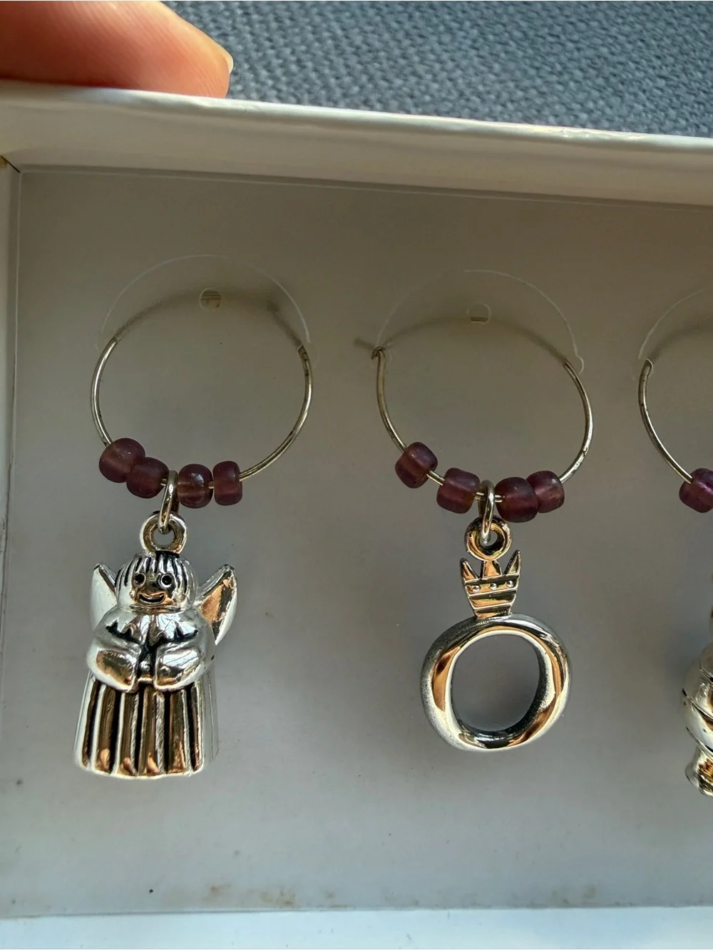 Pandora 5 Wine Charms Silver & Gold